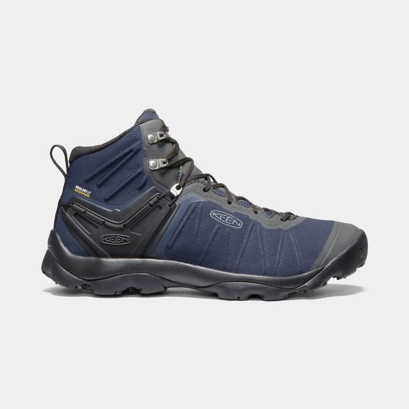 Botas De Montaña Keen Venture Mid Waterproof Para Hombre Azules - Botas Keen Mexico (392168-SNM)